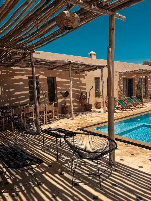 Furnished villa with 3 bedrooms and a pool