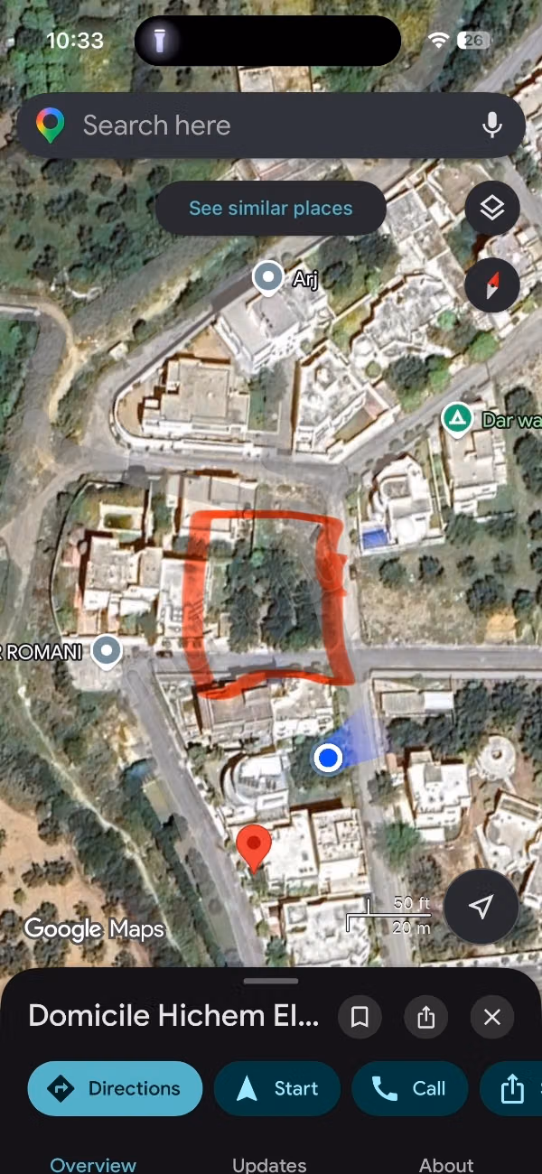 Land for sale in Cité Morat, Nabeul 420 m²