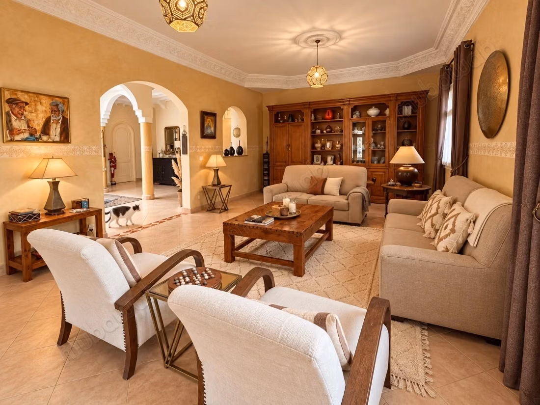 Stone villa with 5 bedrooms and a pool