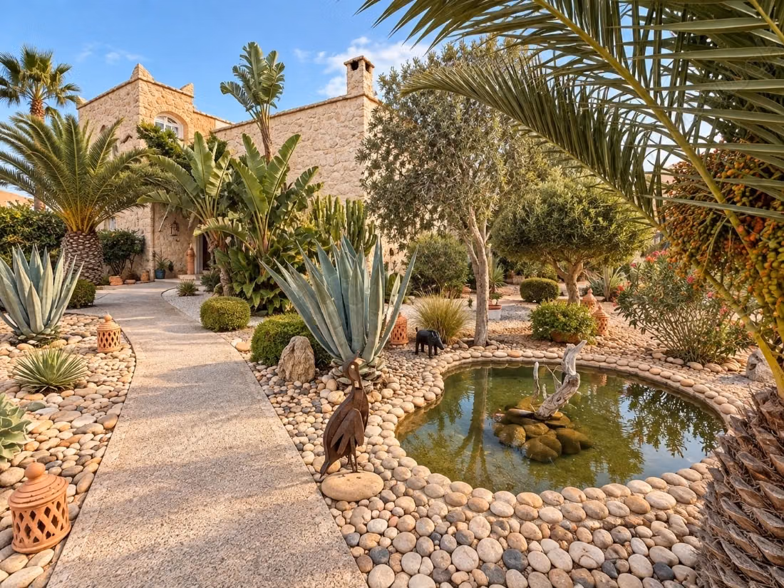 Stone villa with 5 bedrooms and a pool