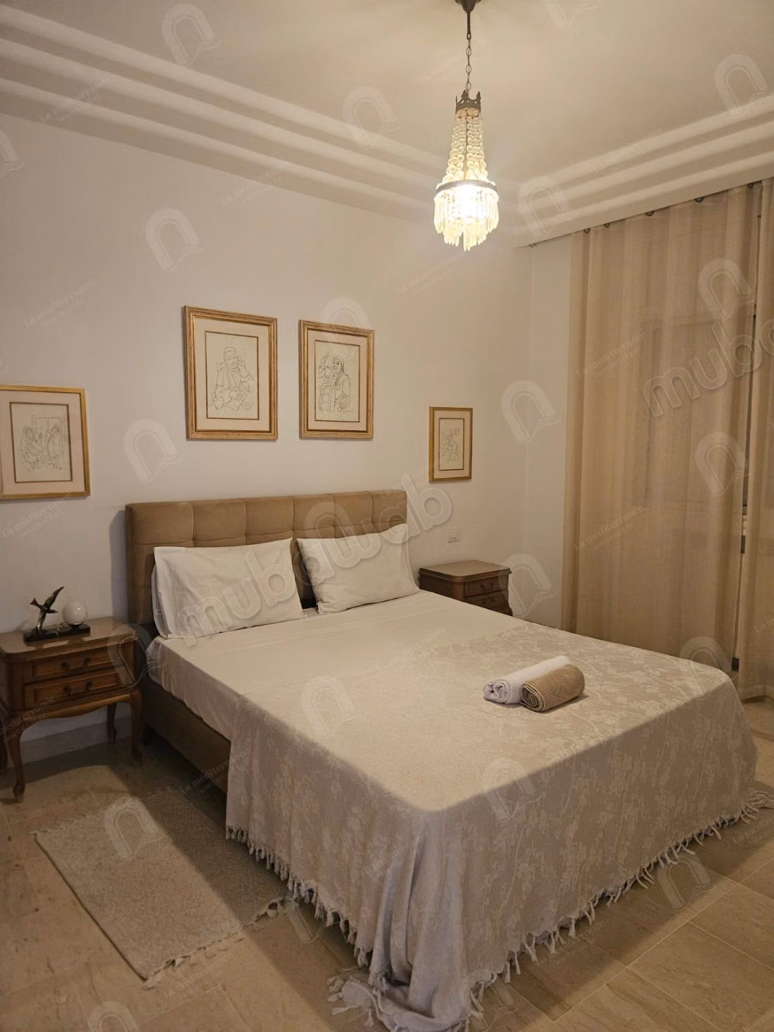 For rent furnished s1 in the Gardens of Carthage