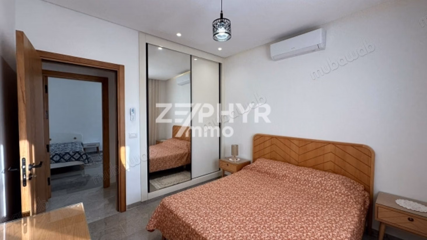 For rent furnished S2 in La Marsa Stadium neighborhood