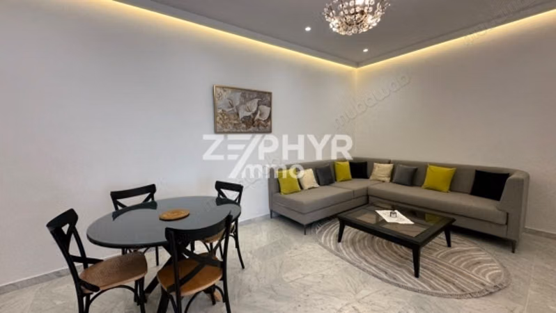 For rent furnished S2 in La Marsa Stadium neighborhood