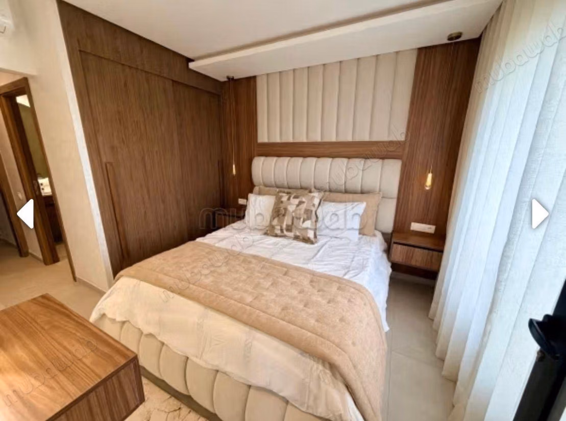 Appartement à louer à Gueliz. Superficie totale 120 m². Meublé