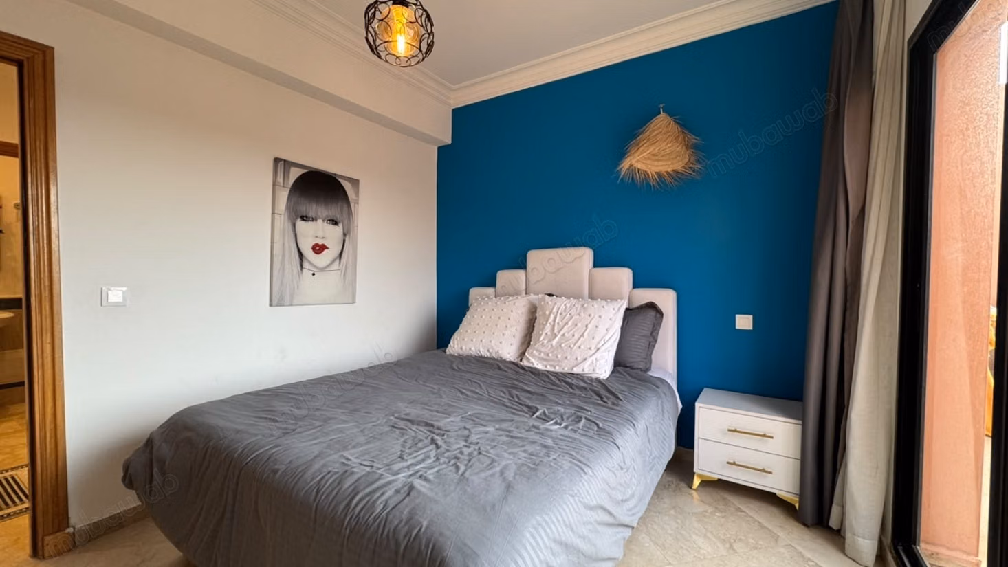 Appartement meublé 2 chambres avec terrasse et piscine 
Résidence Babylone, Hivernage