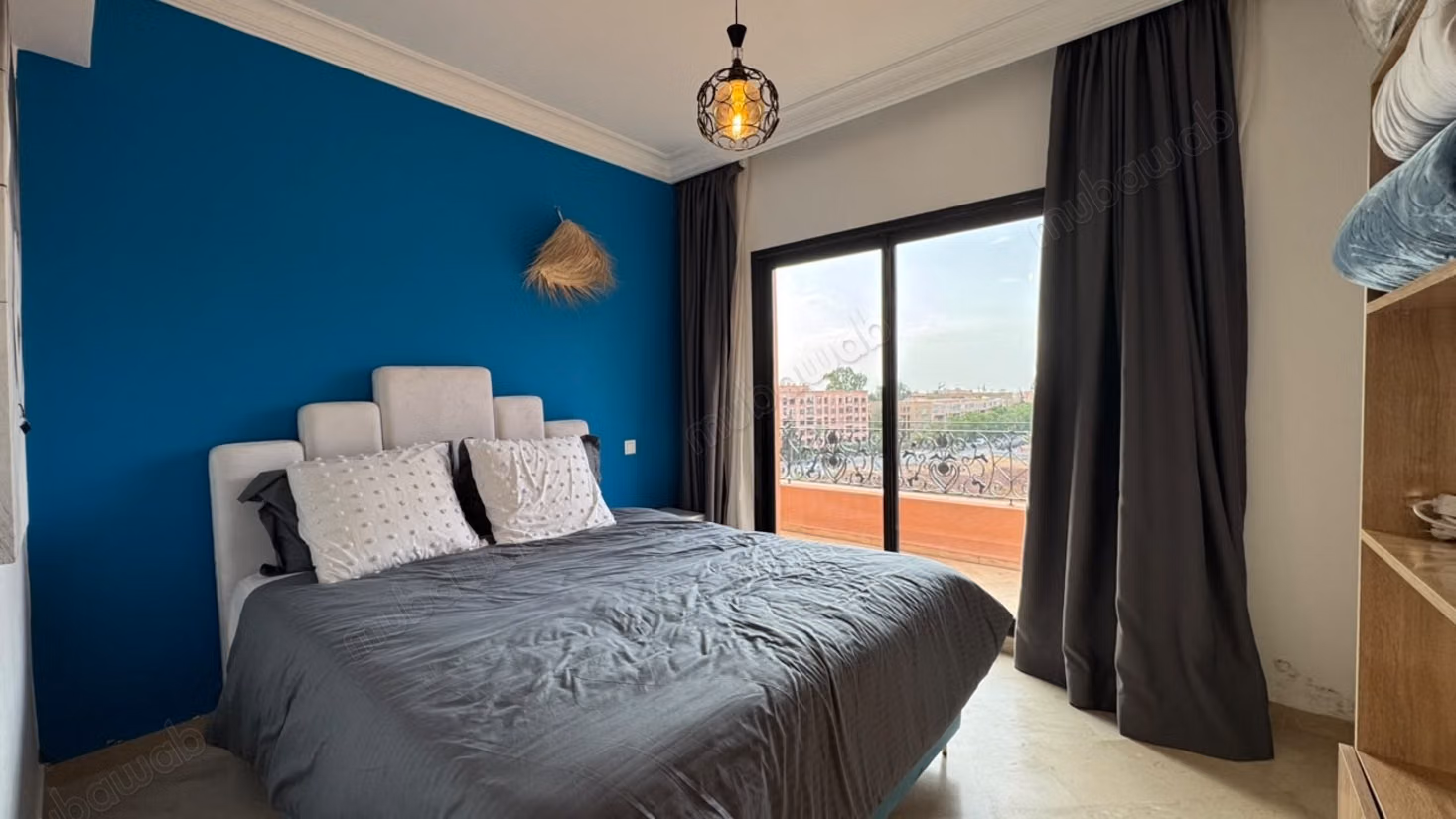 Appartement meublé 2 chambres avec terrasse et piscine 
Résidence Babylone, Hivernage