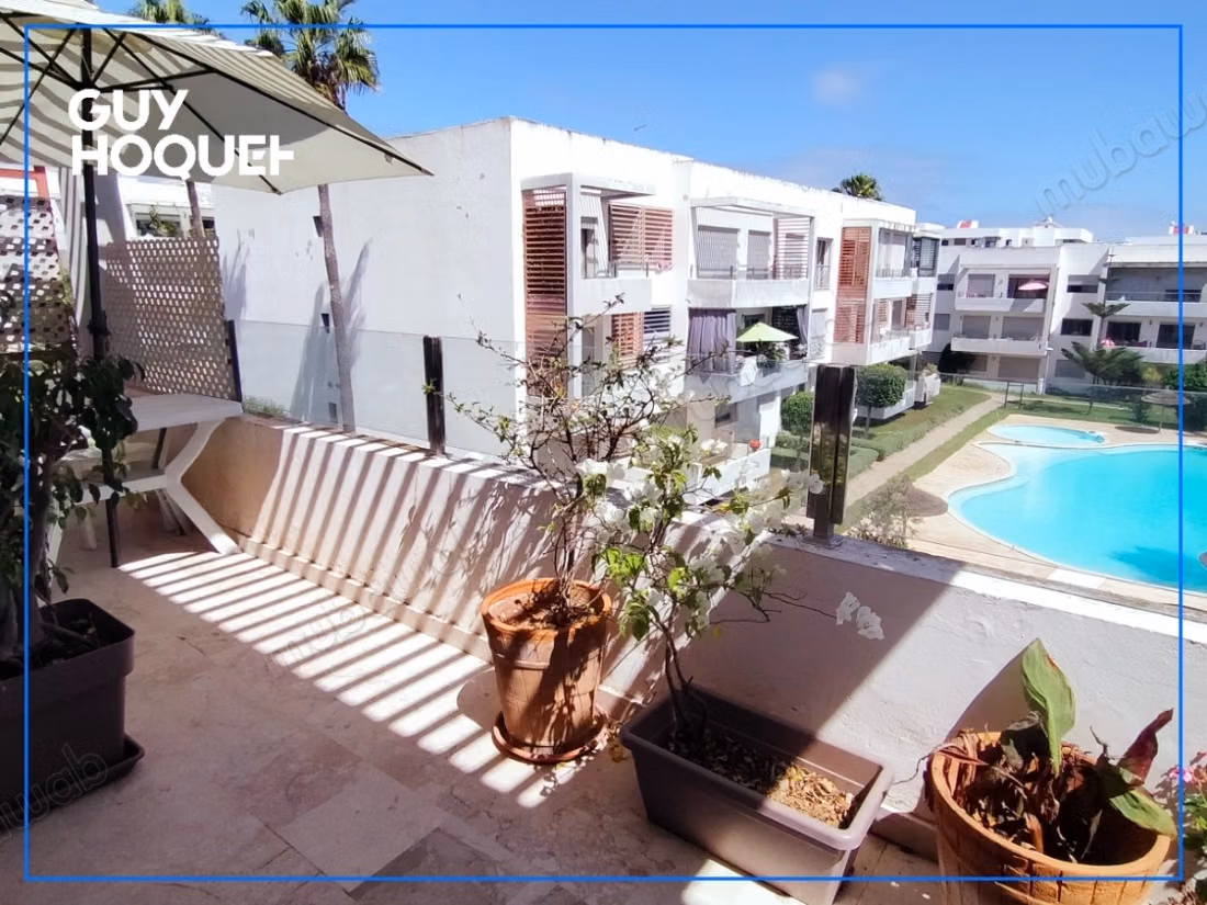Appartement 3 chambres terrasse Dar Bouazza