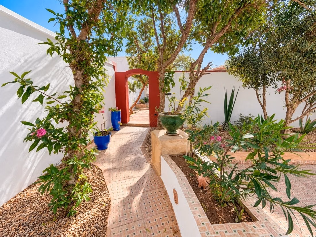 Villa with pool in urban area