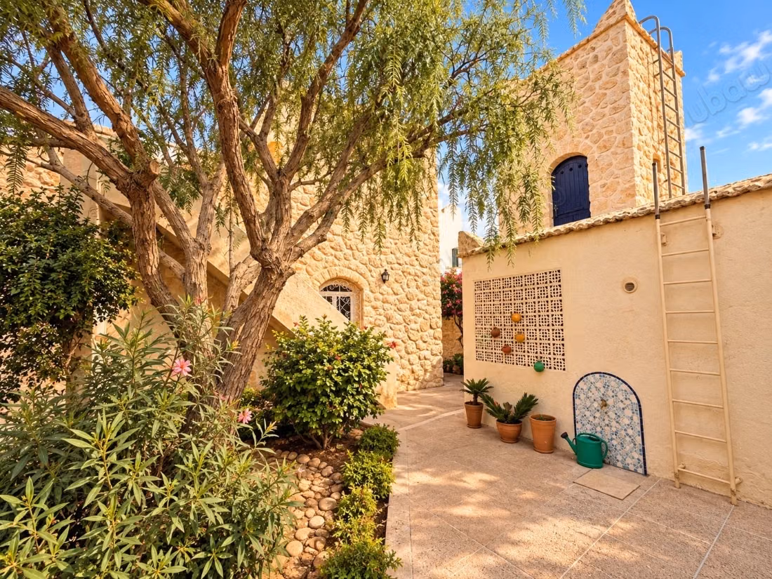 Villa with pool in urban area