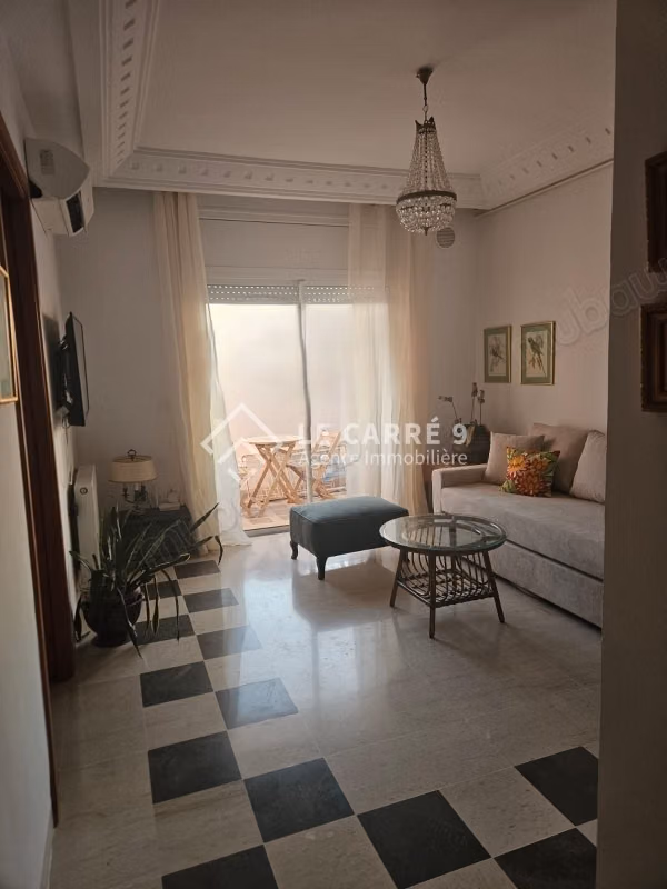 A furnished s1 apartment for rent in the Gardens of Carthage