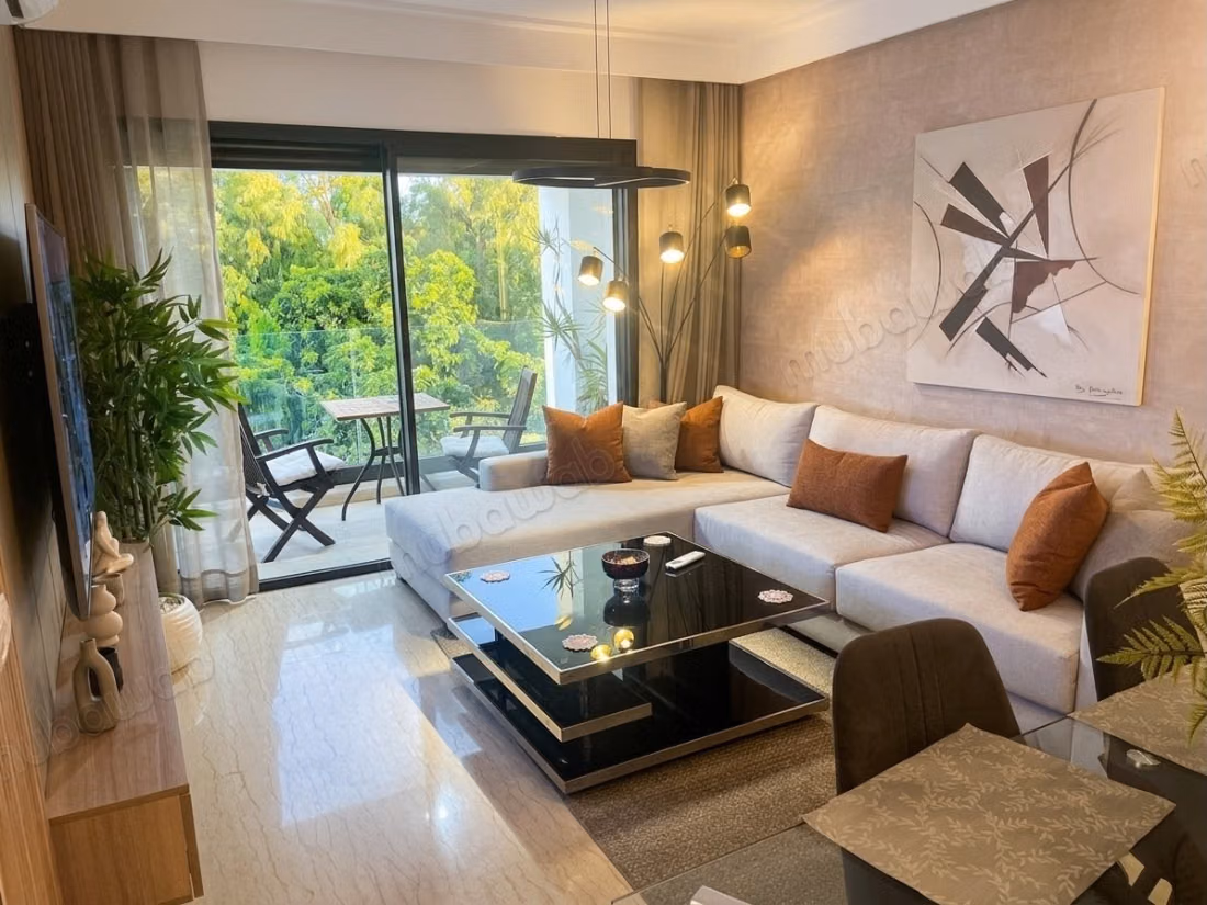 Very nice apartment for rent in Casablanca Finance City. 2 bedrooms. Furnished