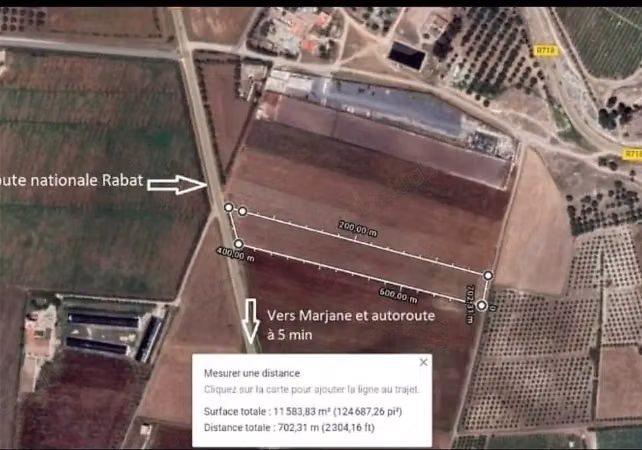 Terreno en venta en Marjane. Superficie total 11500 m²