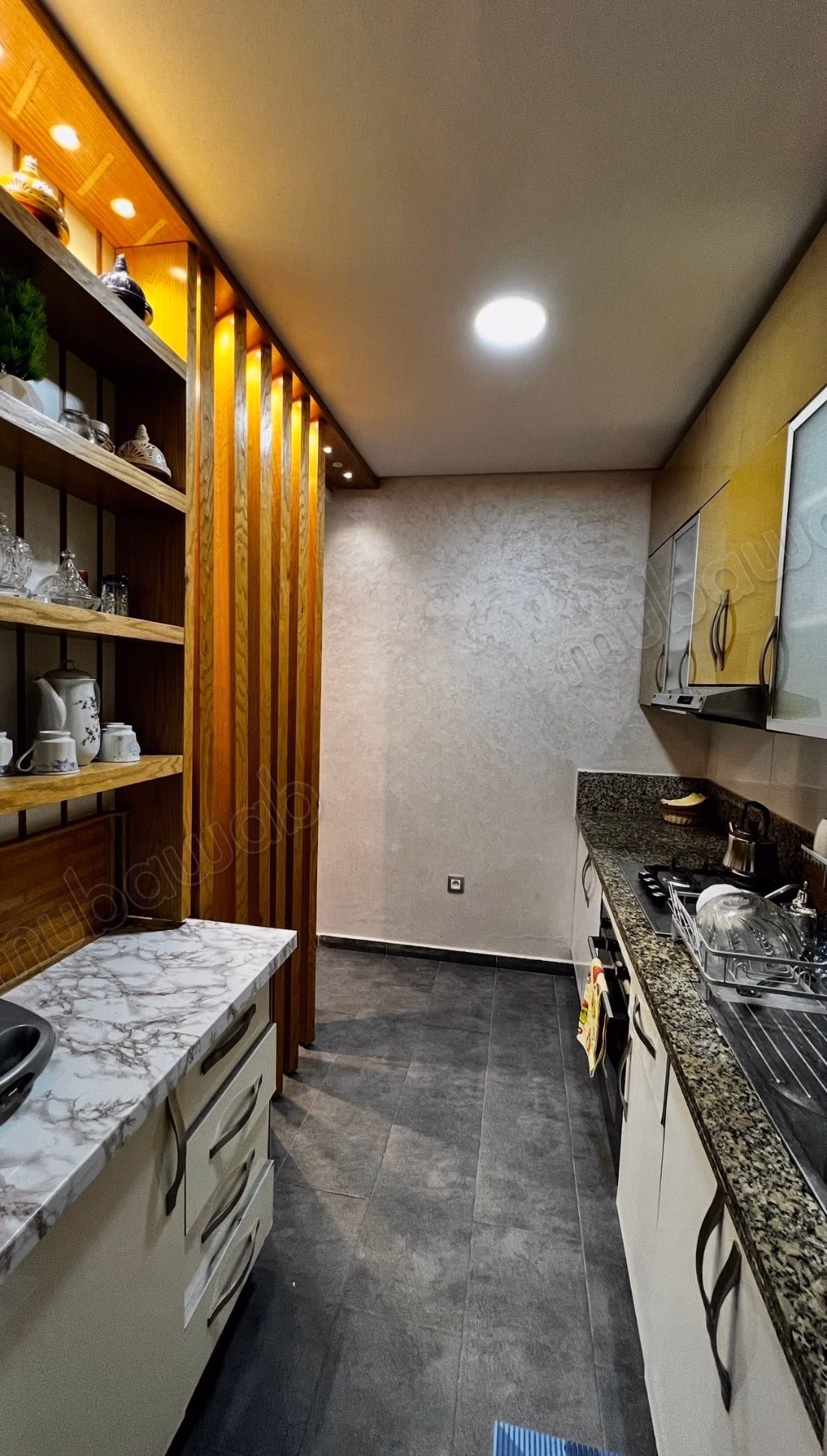 Appartement te huur in Dar Bouazza. 2 comfortabele kamers. Goed ingericht