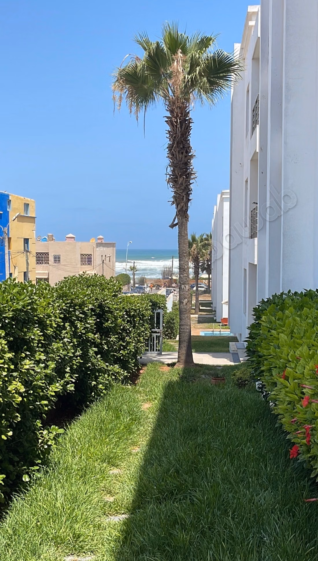 Appartement te huur in Dar Bouazza. 2 comfortabele kamers. Goed ingericht