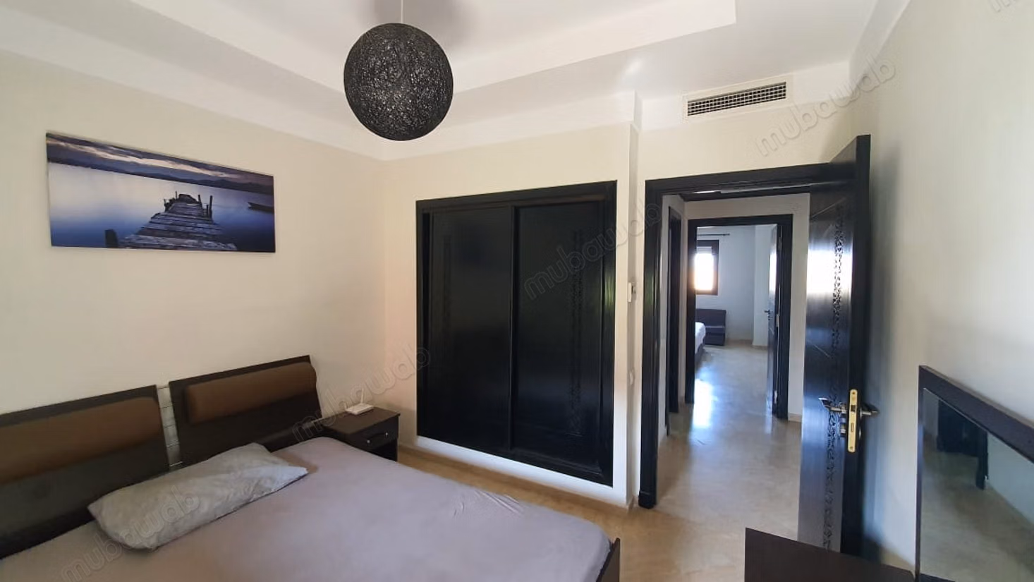Bel appartement meublé à louer sur route de casa