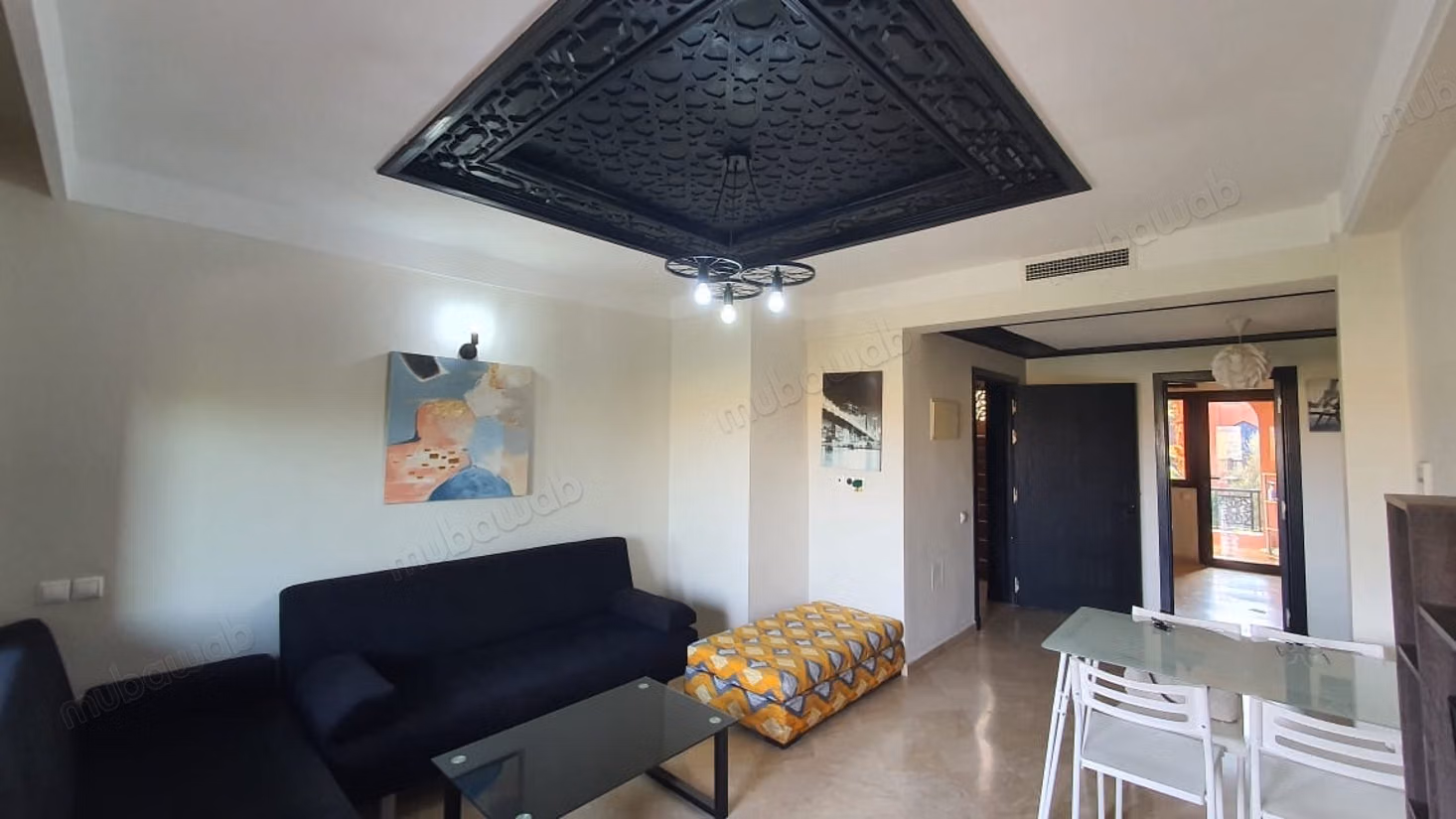 Bel appartement meublé à louer sur route de casa