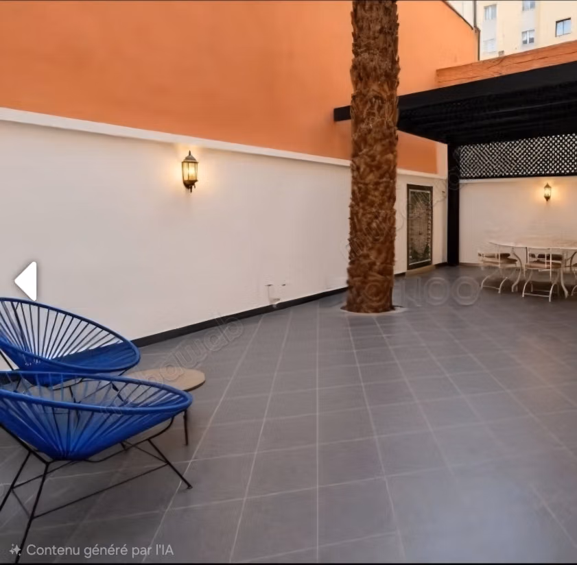 Bel ppartement 2 chambres. Meublé avec terrasse