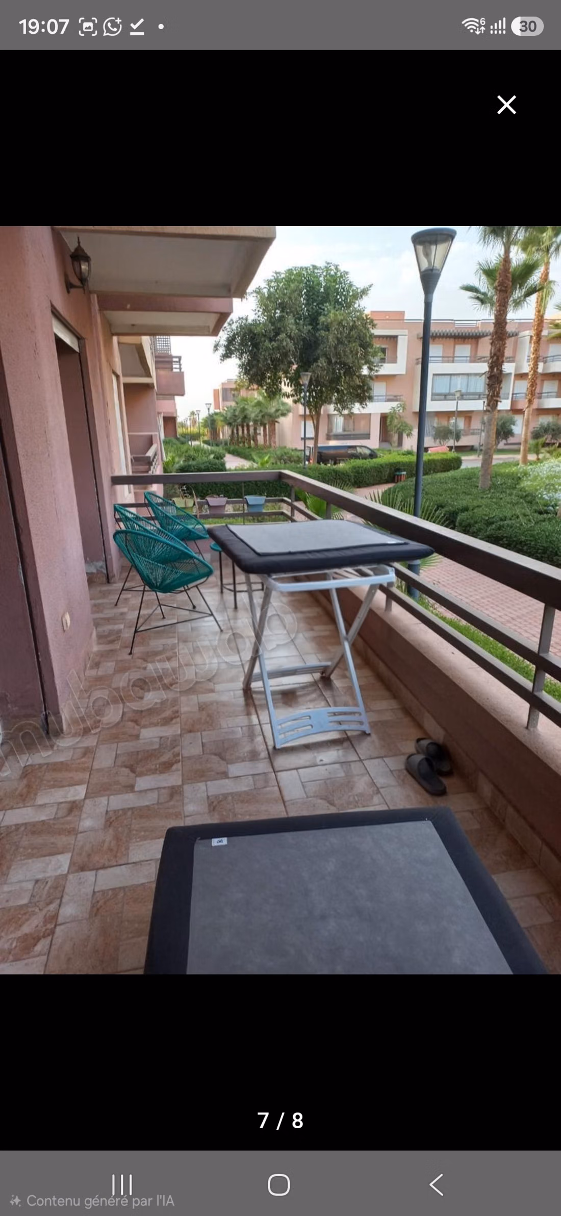 Bel appartement à Bd. Med 6 Meublé avec piscine