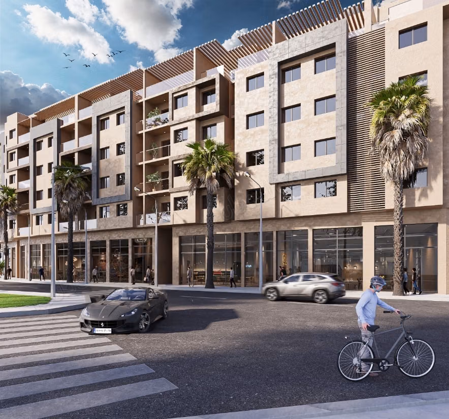 Bel appartement à vendre à Ouasis. Surface de 48 m². Prestation de conciergerie, belle Piscine — 3
