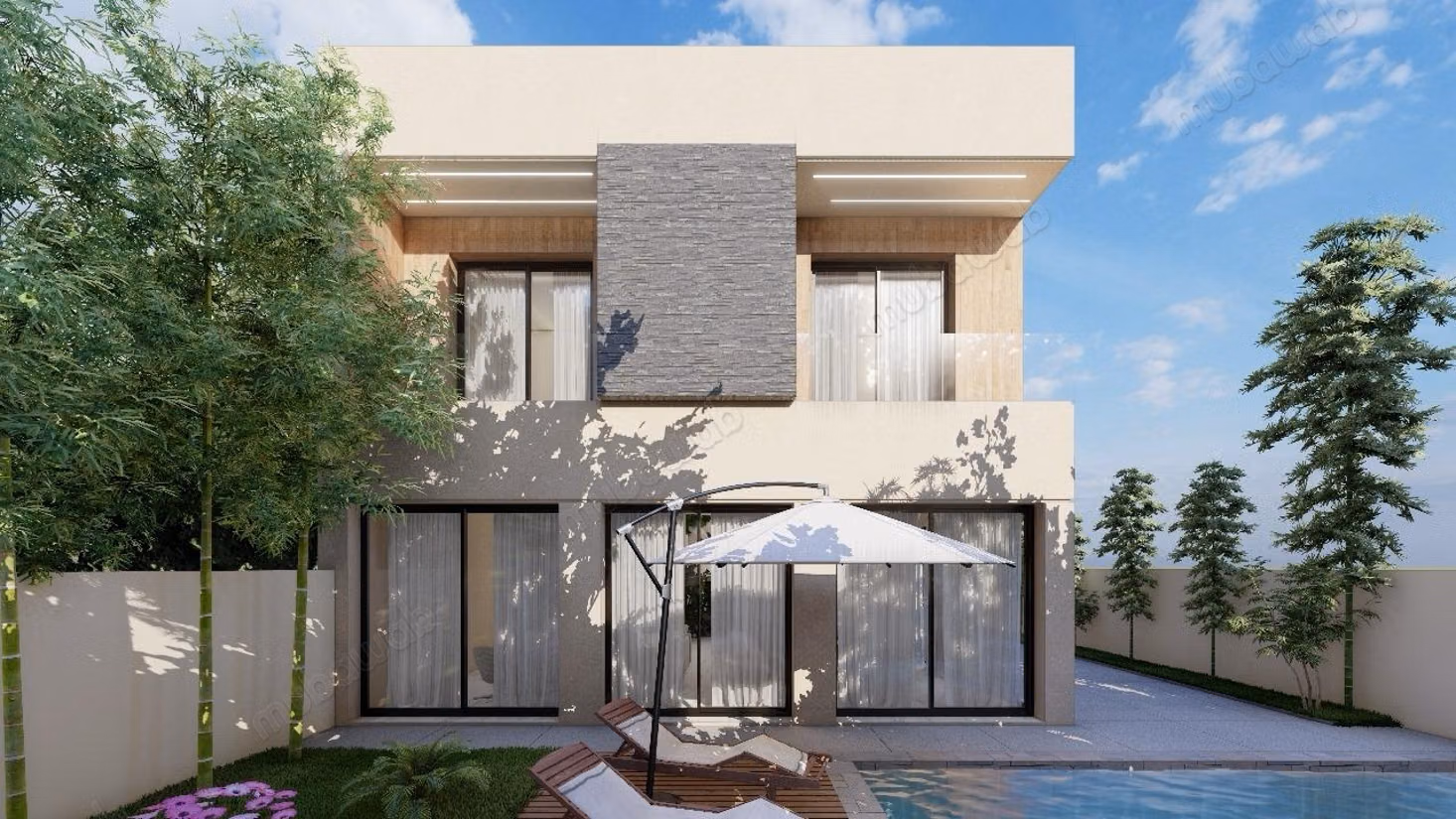 Villa de lujo en venta en la carretera Tahanaoute. Superficie total 267 m²