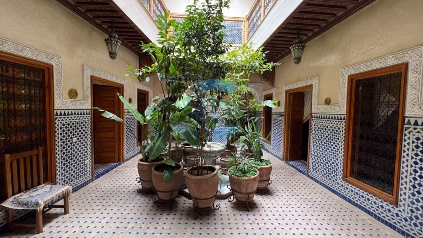 Riad tradicional 5 habitaciones posibilidad 7 titulado a la venta derb dabachi