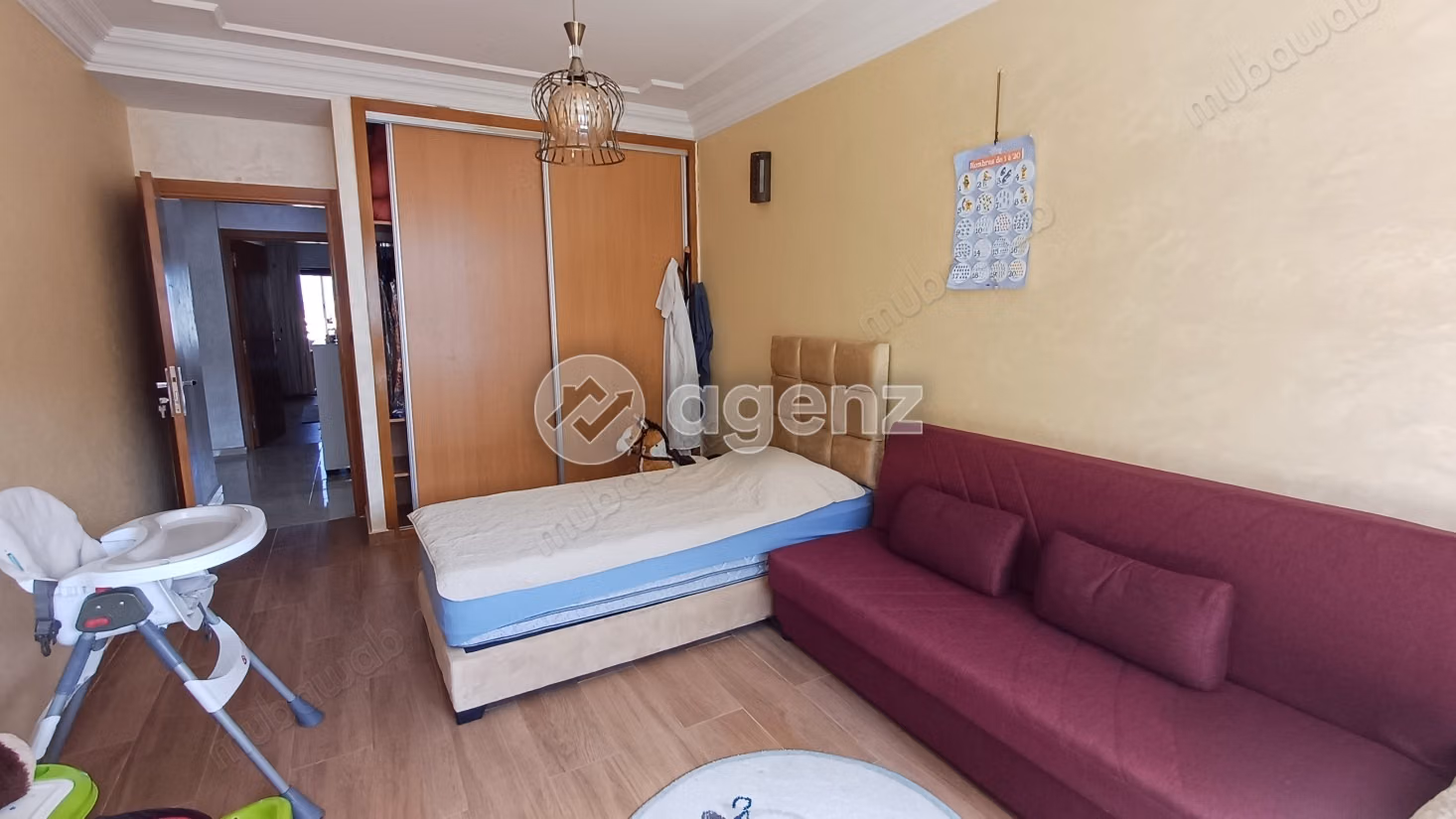 Appartement te huur van 107 m², 2 slaapkamers Hay Al Fath Rabat