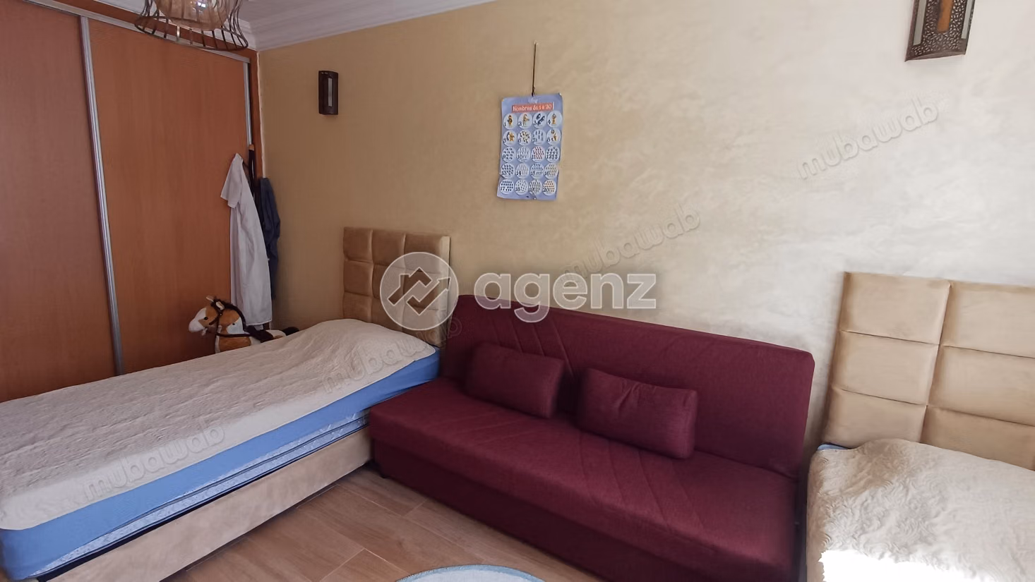 Appartement te huur van 107 m², 2 slaapkamers Hay Al Fath Rabat
