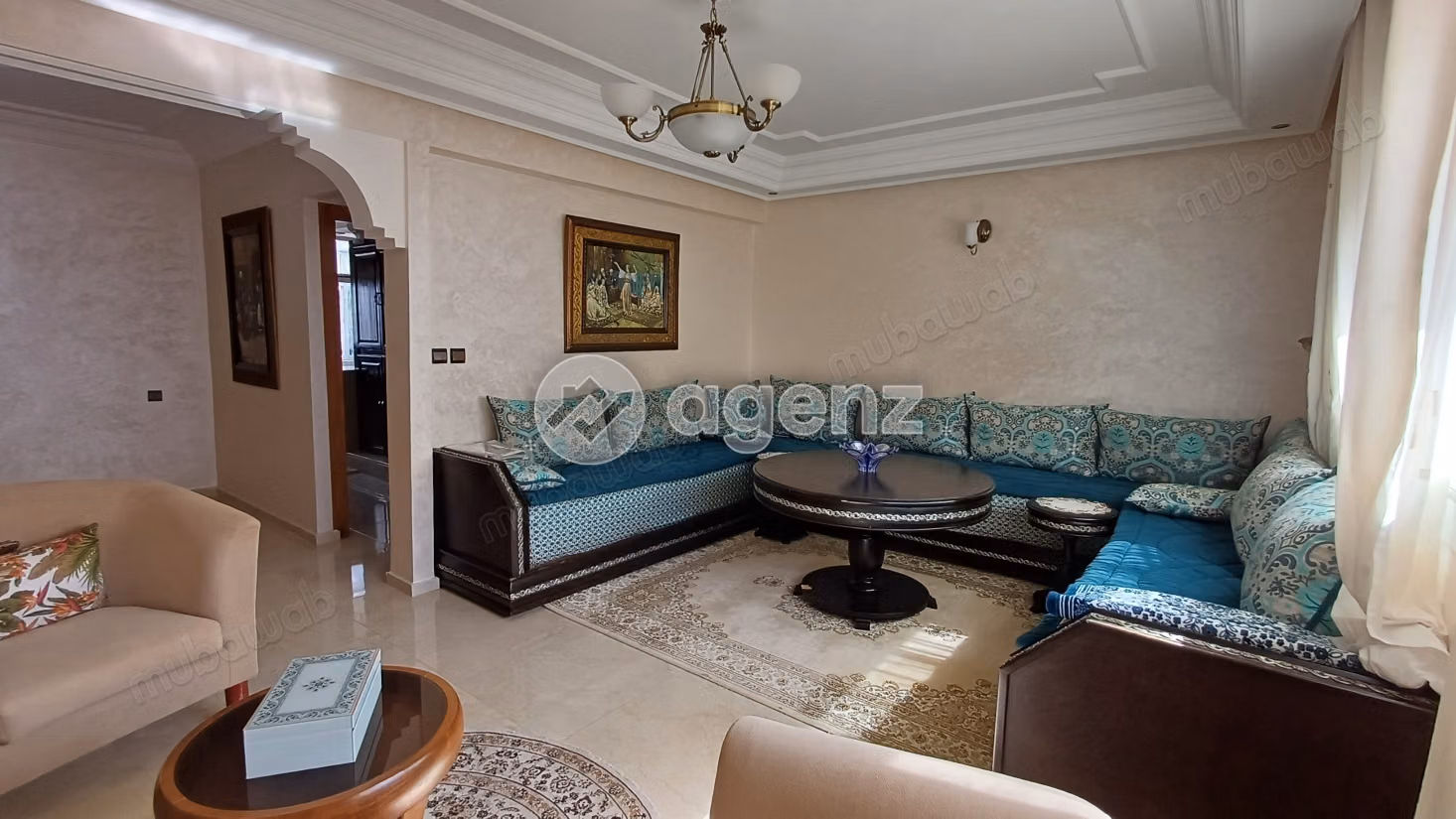 Appartement te huur van 107 m², 2 slaapkamers Hay Al Fath Rabat