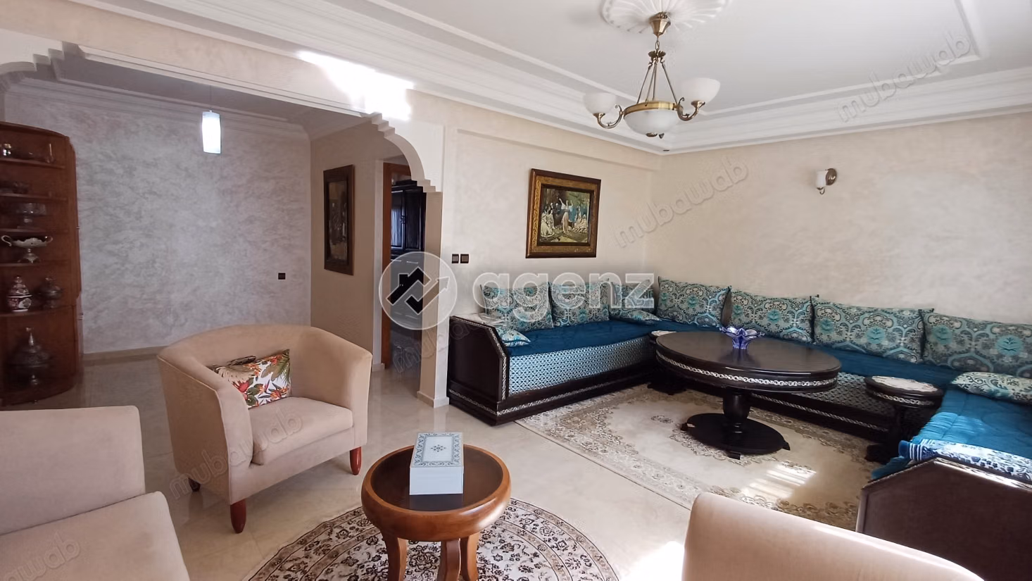 Appartement te huur van 107 m², 2 slaapkamers Hay Al Fath Rabat