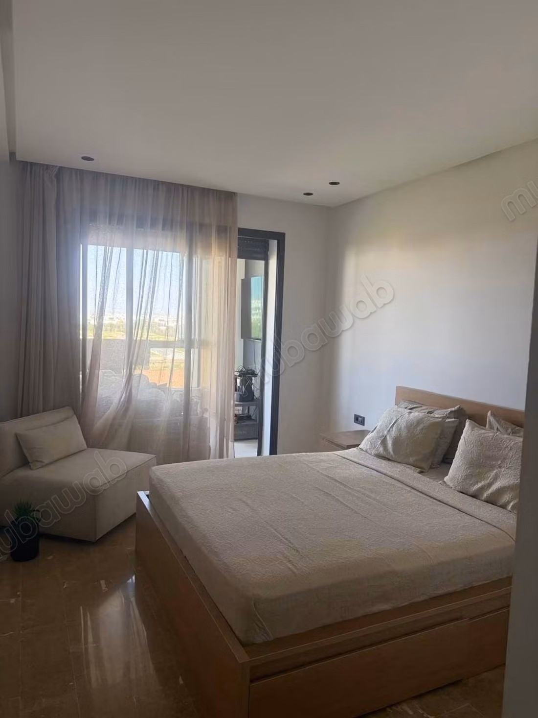 En alquiler apartamento amueblado en Dar Bouazza