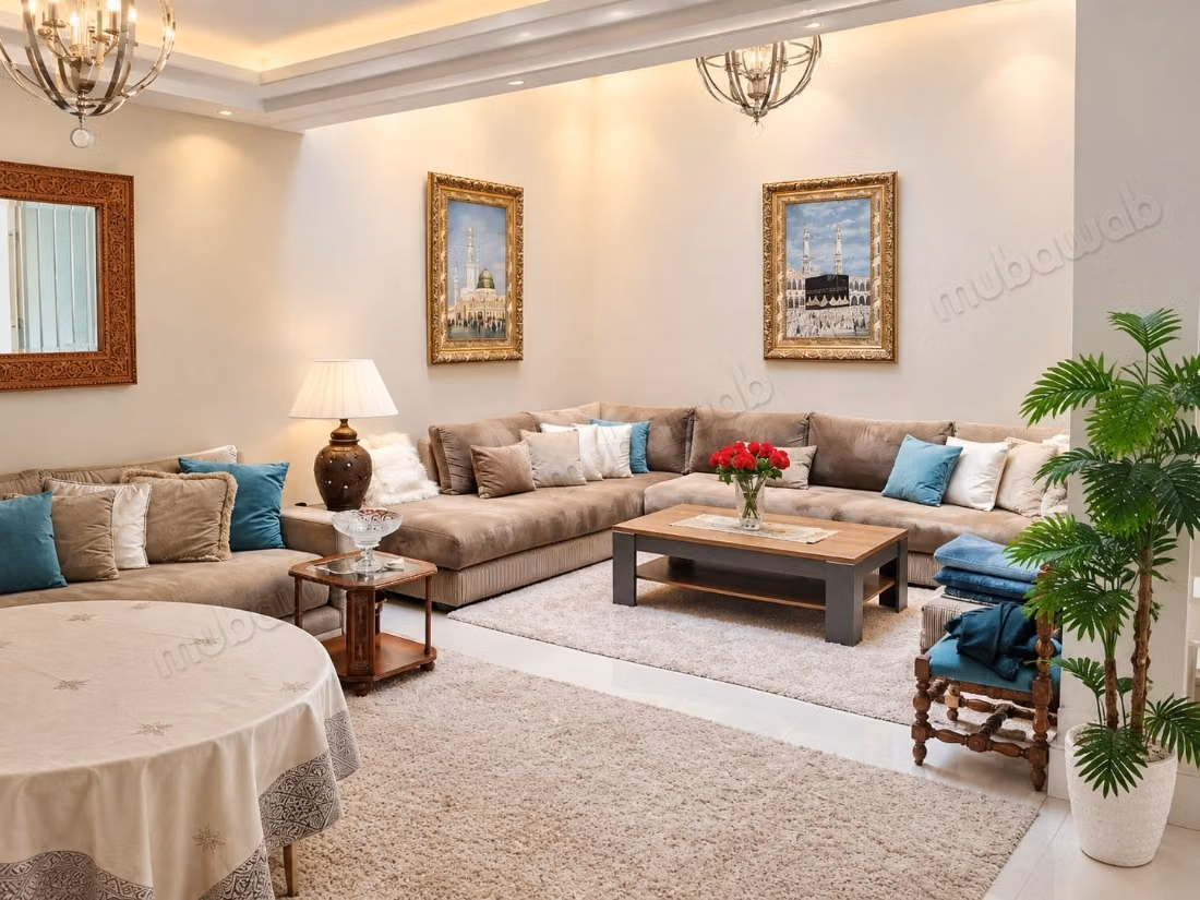 Long-term rental of a 4-bedroom furnished house, 300 m², in Hay Hassani – Laymoun, Casablanca
