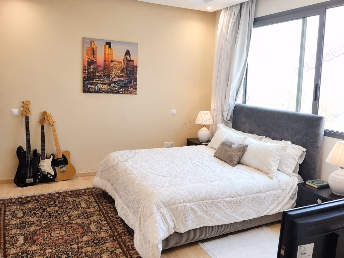 Long-term rental of a 4-bedroom furnished house, 300 m², in Hay Hassani – Laymoun, Casablanca