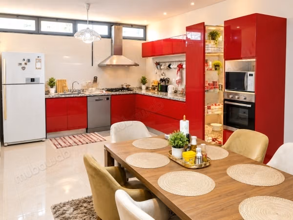 Long-term rental of a 4-bedroom furnished house, 300 m², in Hay Hassani – Laymoun, Casablanca