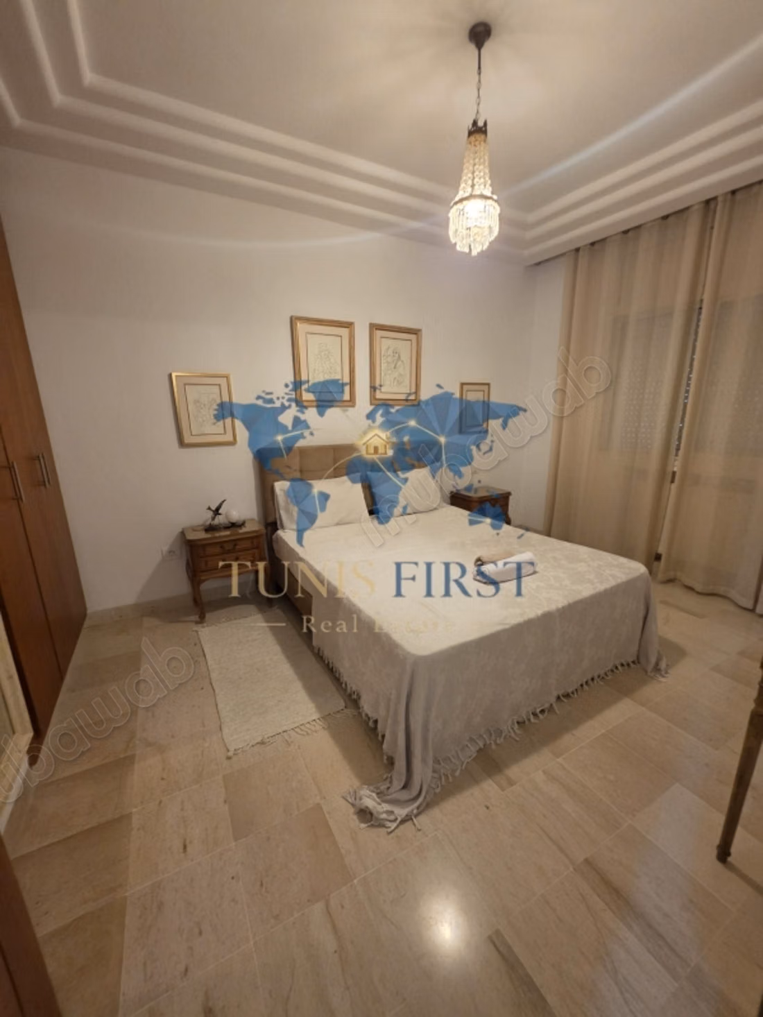 For rent Furnished Apartment S1 in Jardin de Carthage
