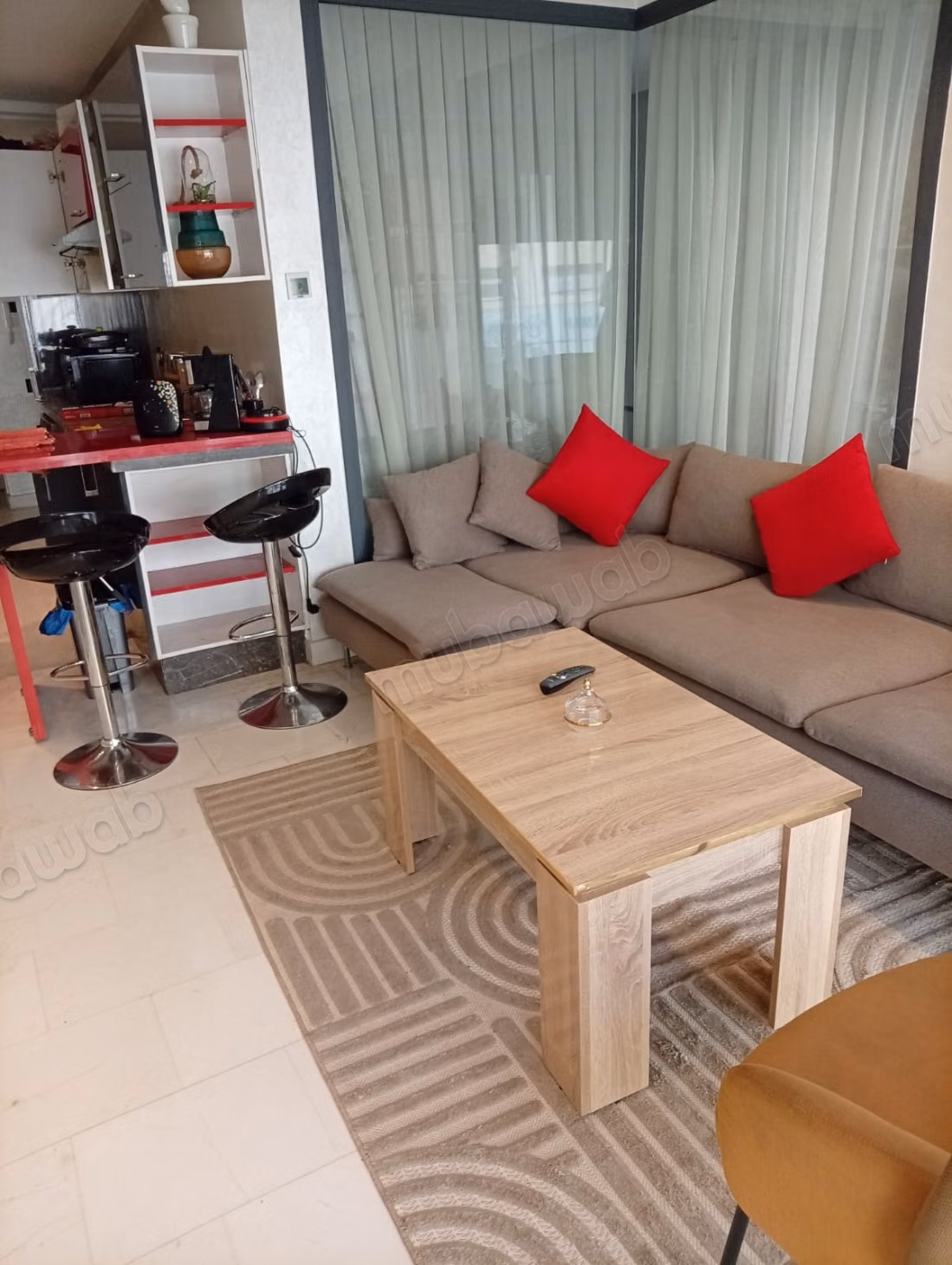 Appartamento per vacanze in affitto a Bourgogne Ouest. 1 camera. Garage e terrazza