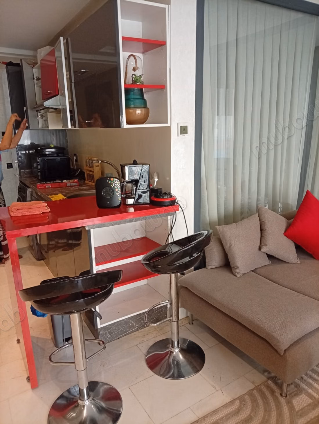 Appartamento per vacanze in affitto a Bourgogne Ouest. 1 camera. Garage e terrazza