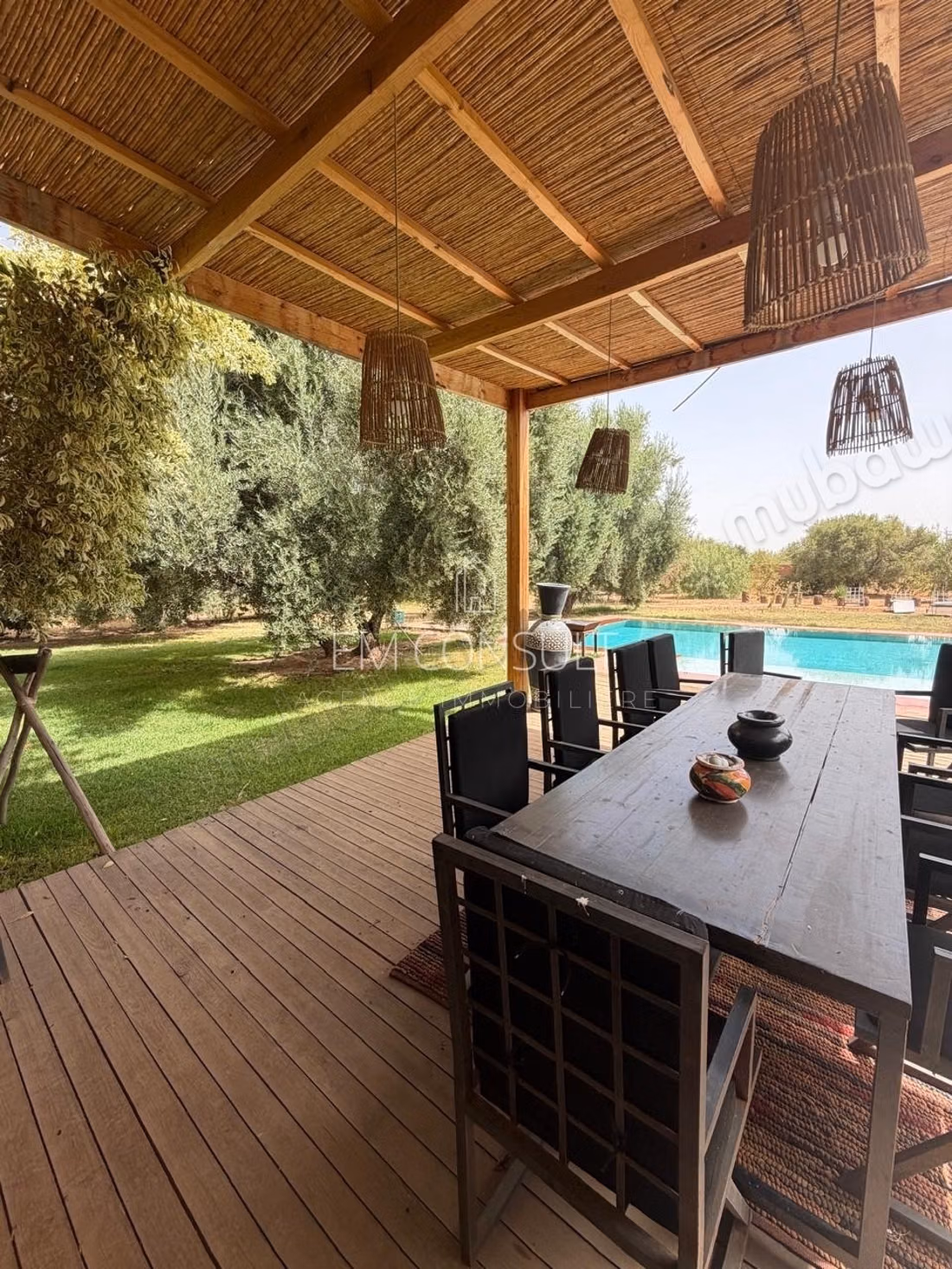 Location villa 6 suites sur 1,7 ha 600m2 route d'amizmiz km 15