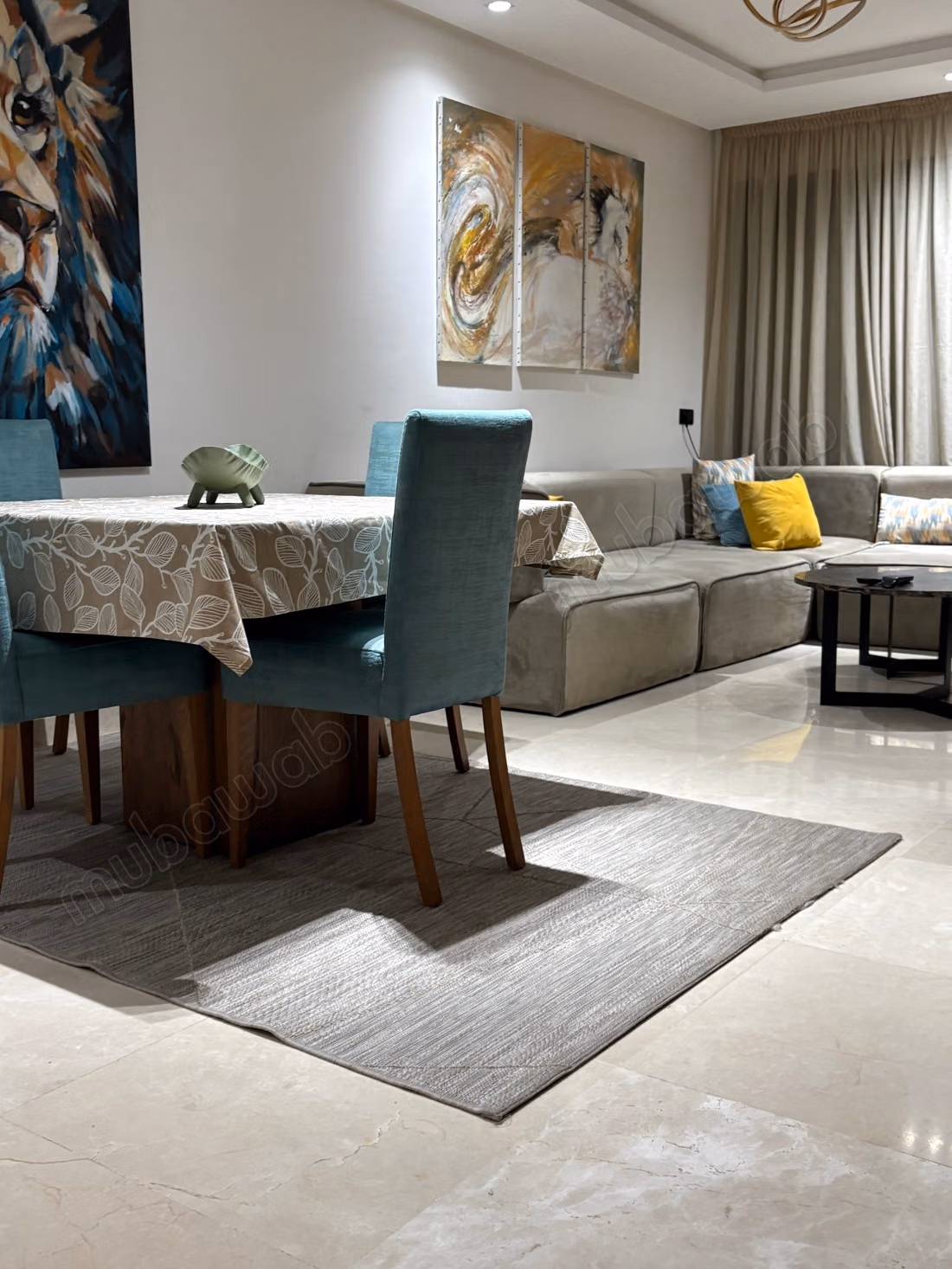 Beautiful apartment for rent in Oasis South. 3 comfortable rooms. Well furnished