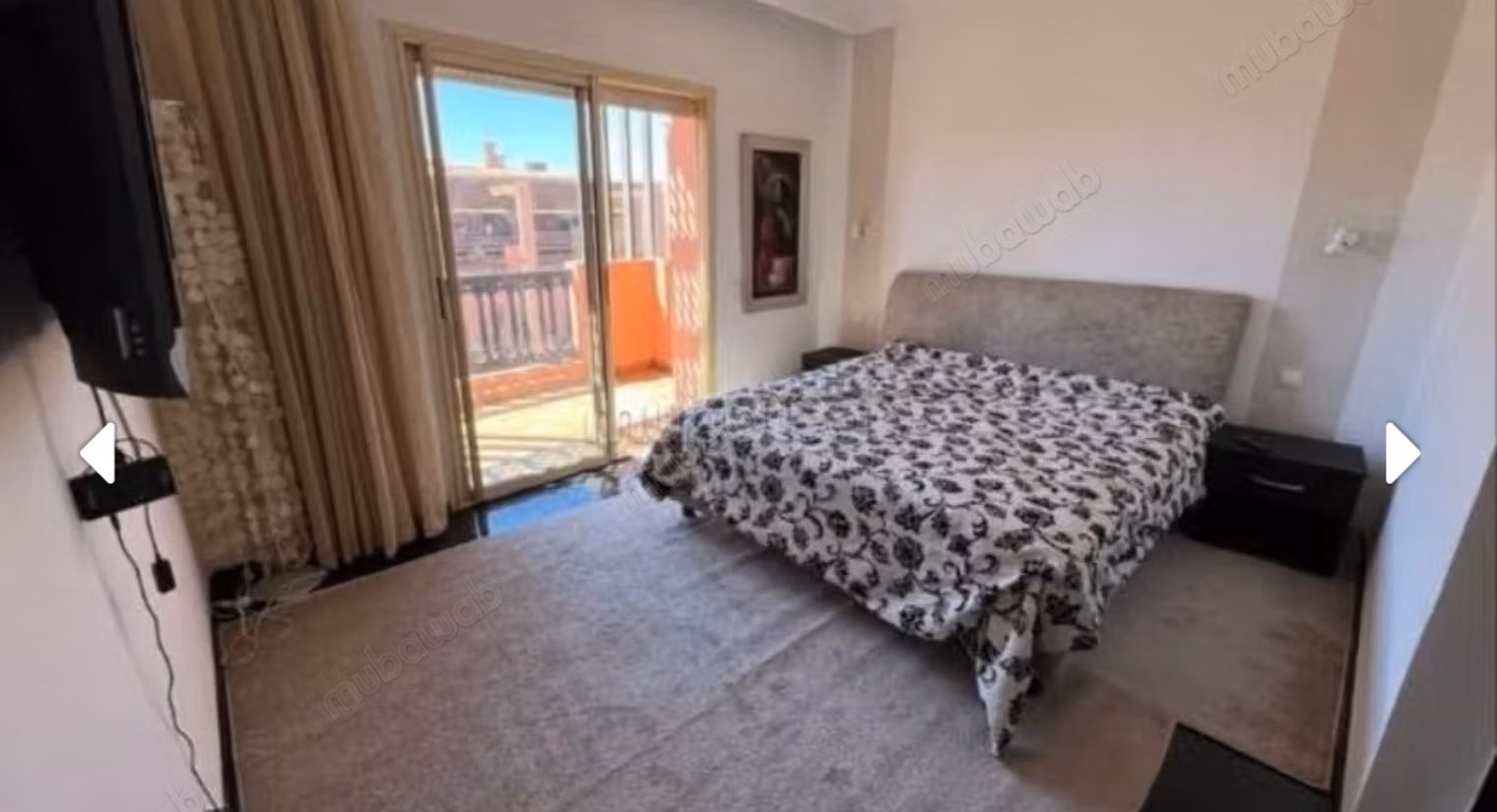 Louez cet appartement à Hivernage.
Superficie 165 m².
Bien meublé