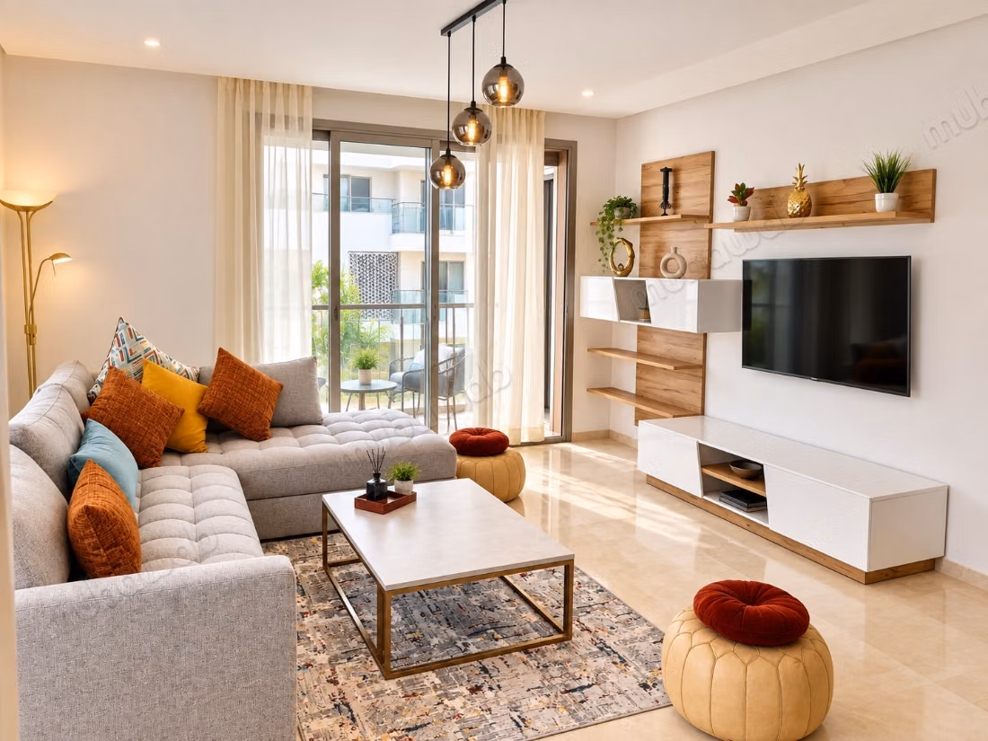 À louer – Superbe appartement meublé à Eagle Hills – 4ᵉ et dernier étage