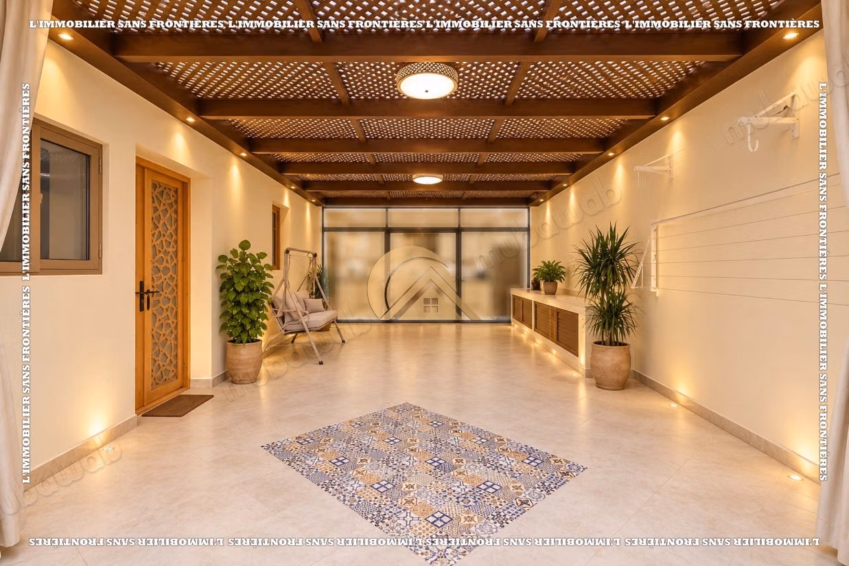 Appartement de 236 m² à vendre à Mabrouka – 3 chambres dont une suite, grande terrasse et parking en sous sol