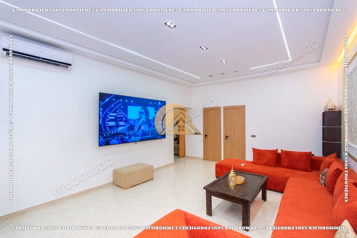 Appartement de 236 m² à vendre à Mabrouka – 3 chambres dont une suite, grande terrasse et parking en sous sol