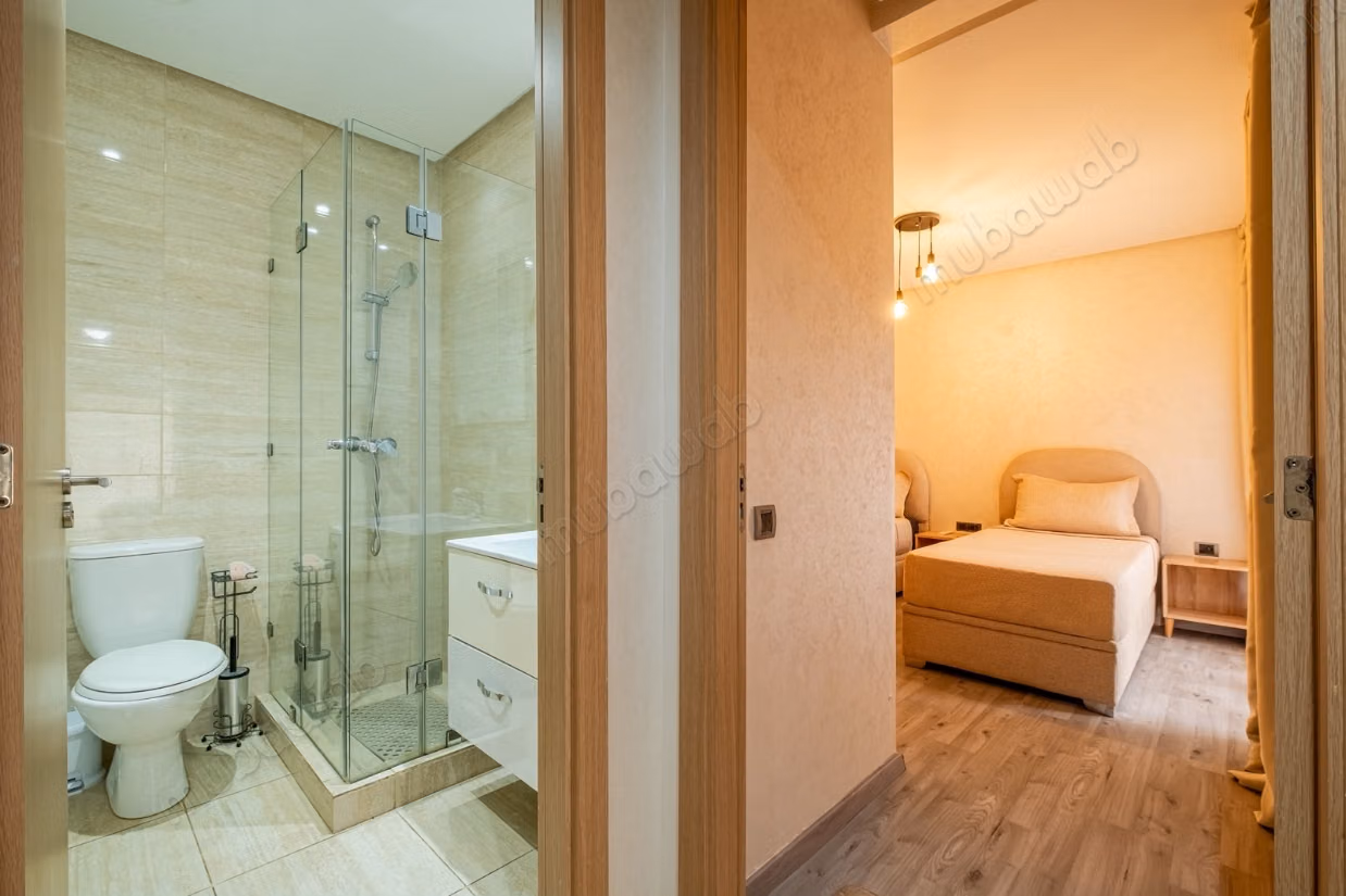 شقة من غرفتي نوم بمساحة 132 م² مع حديقة ومسبح - مراكش