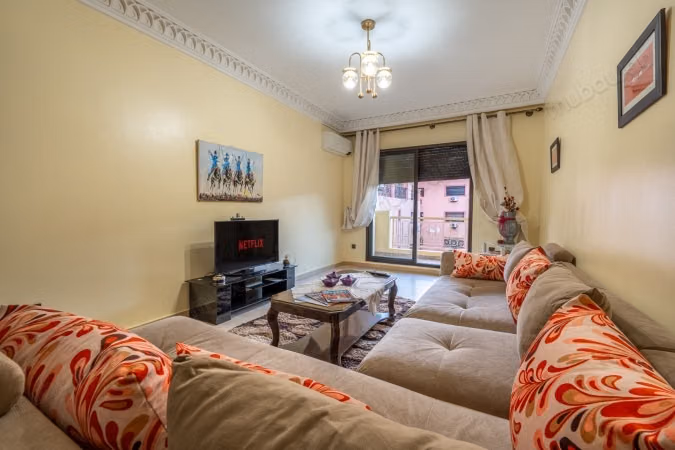 Pretty furnished apartment for rent in Gueliz