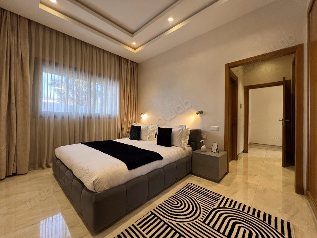 Luxurious villa for rent in Souissi. 5 comfortable rooms. Well furnished