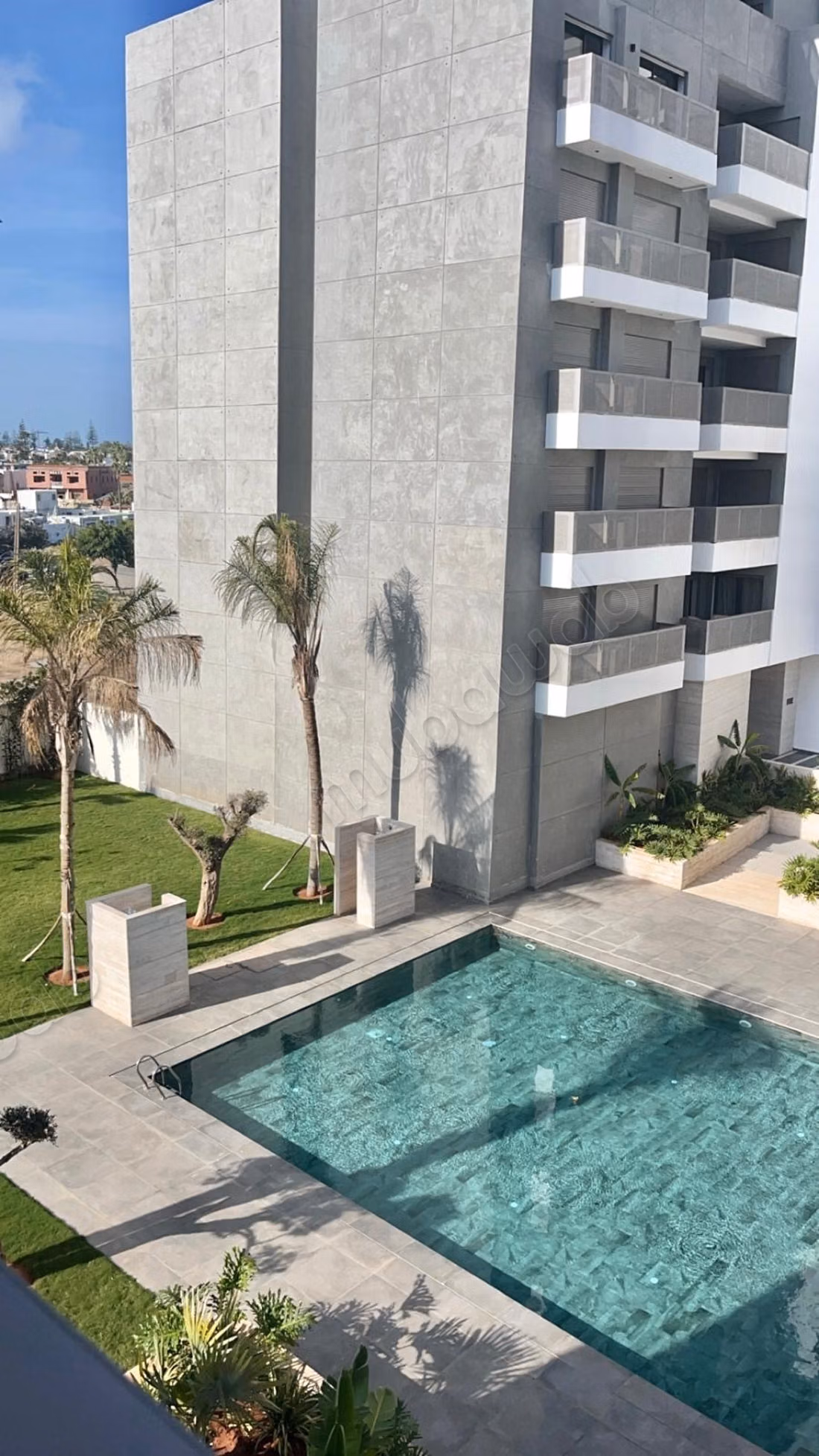 Affitta questo appartamento a Casablanca Finance City. 3 camere piacevoli. Arredato
