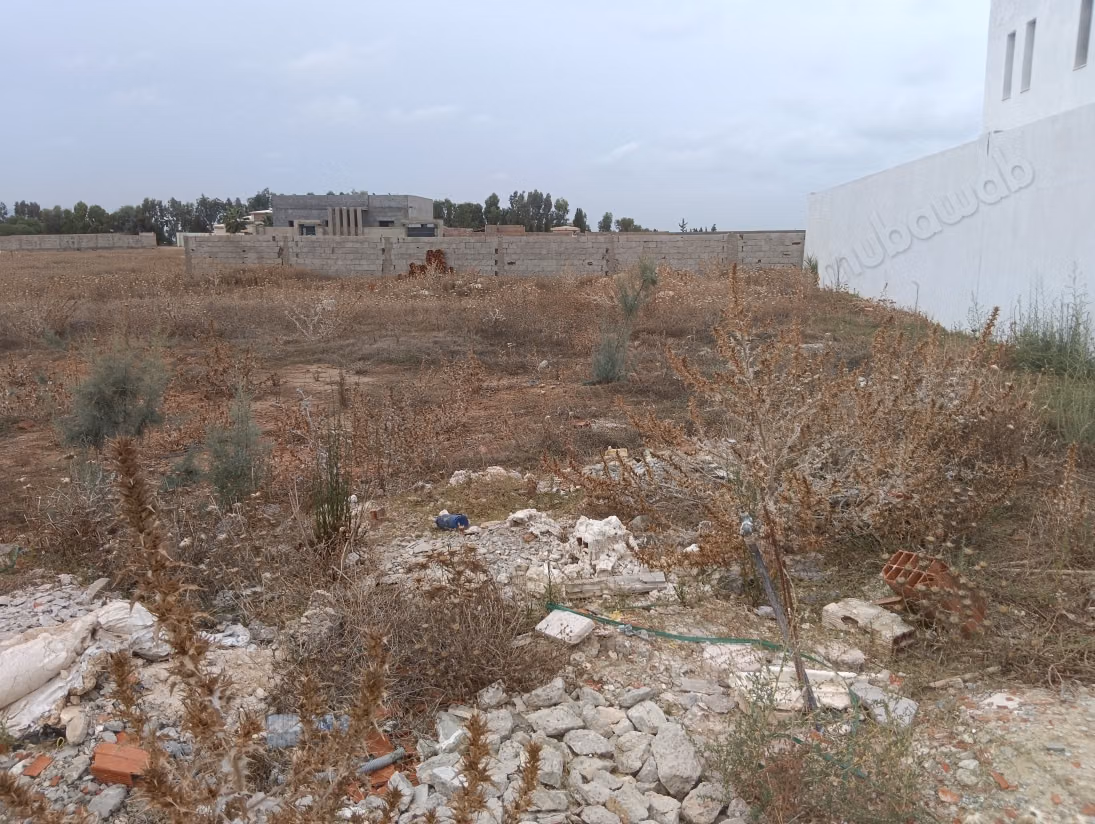 Terrain à vendre 5mn Yasmin Hammamet 600 m²