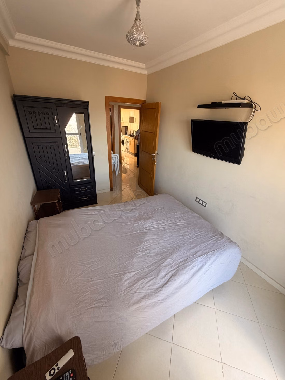 Zeer mooi appartement te huur in Dar Bouazza. 2 aangename slaapkamers. Goed gemeubileerd