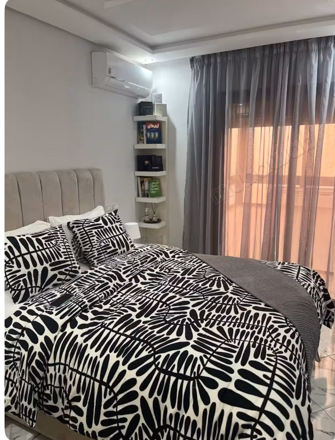 Mooie appartement voor dagelijkse verhuur in de buurt van Saïd Hajji. Sterke deur, Marokkaanse salon