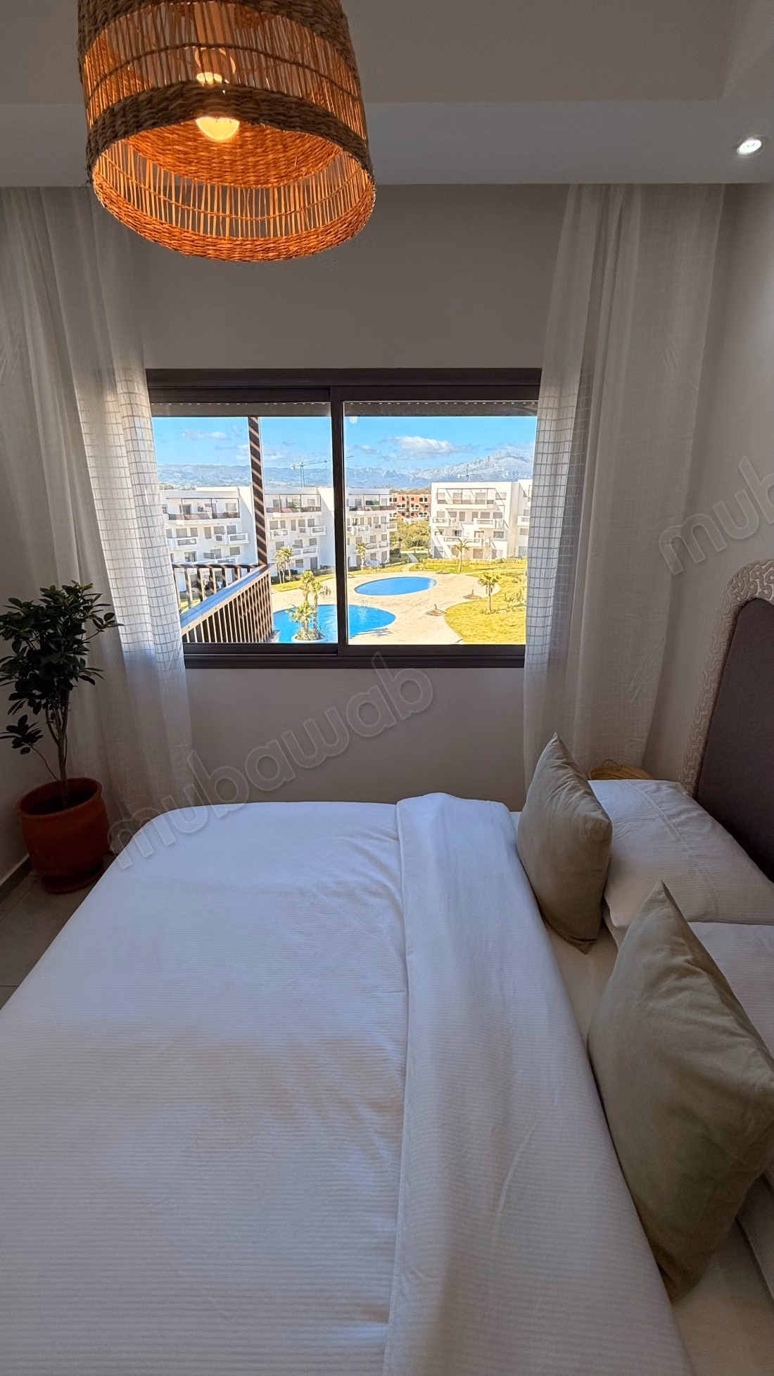 Appartement en location à Cabo Negro Cabo Huerto del Rio. Surface de 90 m². Meublé